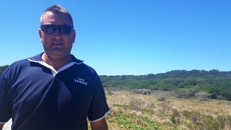 Abrie Pretorius, wildlife manager at Sardinia Bay Golf and Wildlife Estate in Port Elizabeth, will monitor the wildlife closely as calving season approaches.