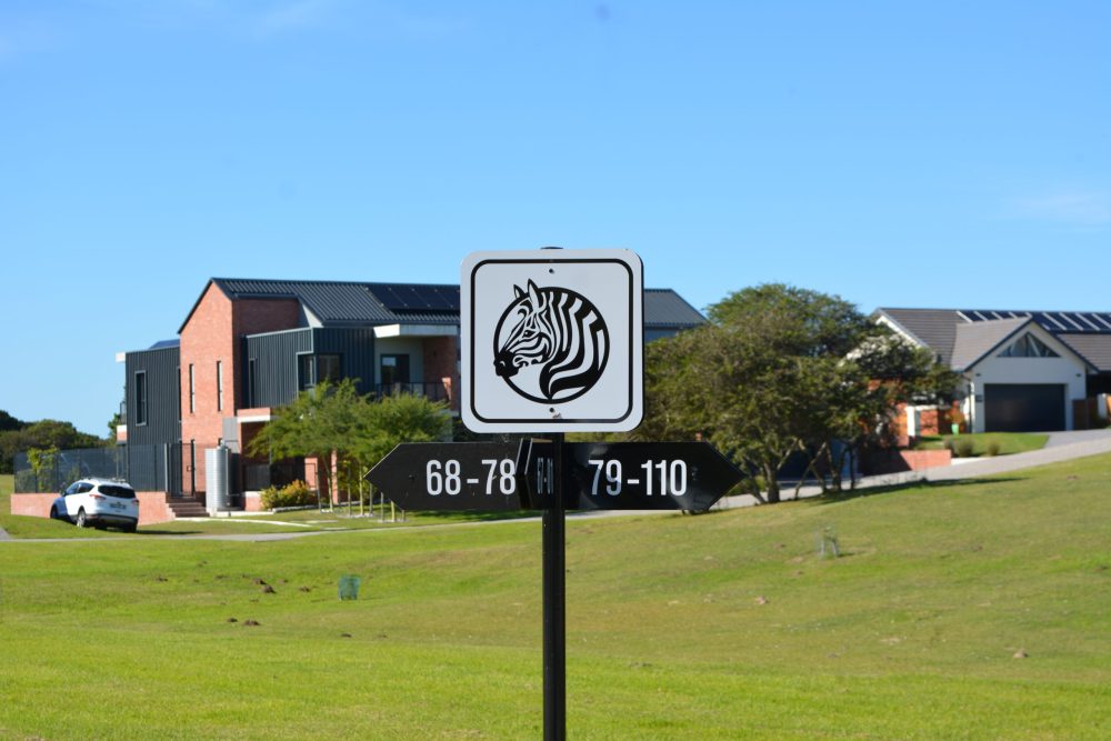 Sardinia Bay - Zebra signs